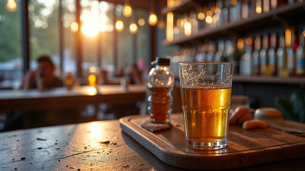 The image shows a delicious-looking pizza with fresh toppings from Glass Nickel Sun Prairie.